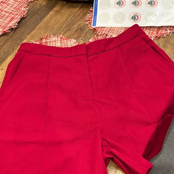 NWT BYFBM Red Double-Breasted Sleeveless vest and shorts - Picture 4 of 6